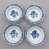 Série de 4 assiettes - en porcelaine