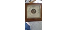 Ancien baromètre et thermomètre 1900