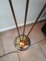 lampadaire  de la maison lunel   ; 1950  laiton  ;   h160x50