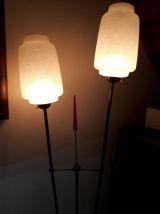 lampadaire  de la maison lunel   ; 1950  laiton  ;   h160x50