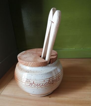Pot à cornichons en grès du Marais 