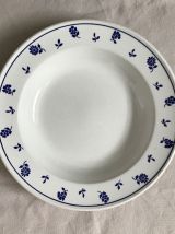 Série de 4 assiettes creuses - en faience 