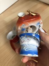Véritable service à saké japonais ancien