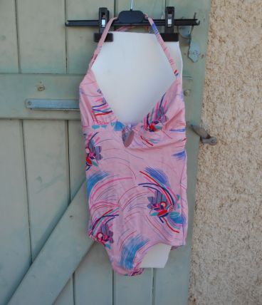 MAILLOT DE BAIN VINTAGE T 38-36 TBE ROSE