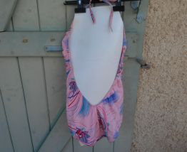MAILLOT DE BAIN VINTAGE T 38-36 TBE ROSE