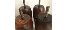 Magnifique anciens pieds de lit à visser
