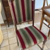 Lot de 4 chaises clous tapissier