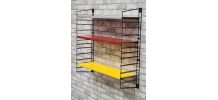 Etagère tomado vintage 1950 design A.Dekker - Ancienne étagè