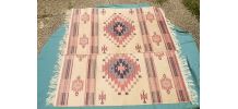 tapis  (lot) , decors  geometriques 