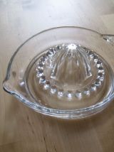presse agrumes en verre vintage     