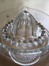 presse agrumes en verre vintage     