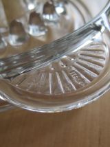 presse agrumes en verre vintage     