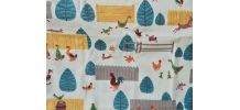 Un grand coupon de tissu Romanex Boussac neuf