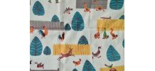 Un grand coupon de tissu Romanex Boussac neuf