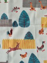 Un grand coupon de tissu Romanex Boussac neuf
