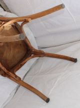 Chaise bistrot Luterma très ancienne bois décapée