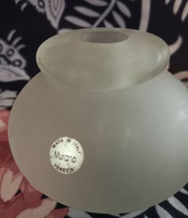 VASE MURANO Italie Vénézia en Patte de verre 