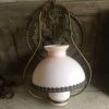 Lampe en Opaline