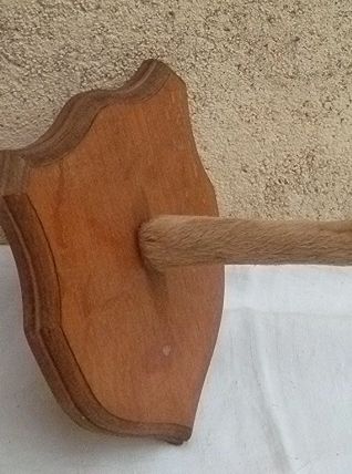 porte manteau vintage  pied  de chevreuil