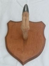 porte manteau vintage  pied  de chevreuil