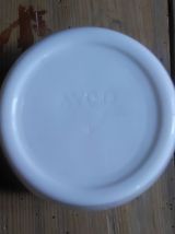 Joli pot à coton en opaline (AVON)