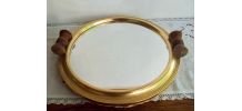  Grand plateau miroir art-déco