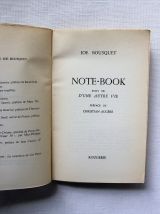 Note-book suivi d'une autre vie - Joe Bousquet. Ed Rougerie