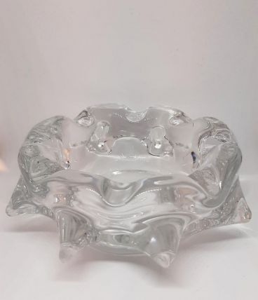 Cendrier vide-poches en cristal forme étoile