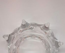 Cendrier vide-poches en cristal forme étoile
