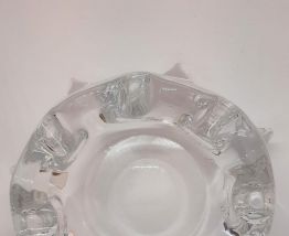Cendrier vide-poches en cristal forme étoile