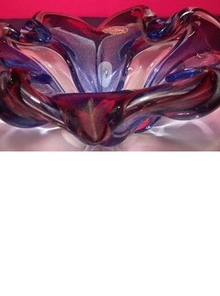 Coupe-vide poches verre de Murano, italie, 1960