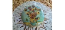 Boîte en porcelaine GOEBEL ARTIS  ORBIS les tournesols