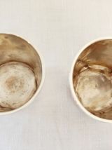 Timbale en argent ancienne lot de 2