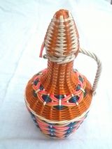 bouteille scoubidou, vintage 