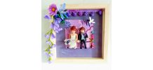 Cadre de mariage Playmobil personnalisable