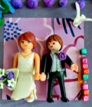 Cadre de mariage Playmobil personnalisable