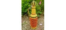 bouteille  scoubidou  ancienne , vintage