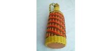 bouteille  scoubidou  ancienne , vintage