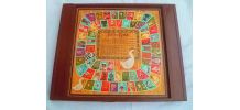 plateau de jeu de dames et de l'oie ,vintage