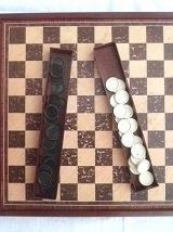 plateau de jeu de dames et de l'oie ,vintage