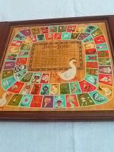 plateau de jeu de dames et de l'oie ,vintage