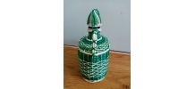 Bouteille scoubidou Viresa turquoise avec capuchon