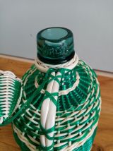 Bouteille scoubidou Viresa turquoise avec capuchon