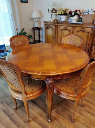 Table à manger en bois ancien