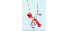 Collier Bola de grossesse orange Playmobil