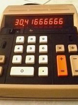 calculatrice electronique  Texas Instruments 1972