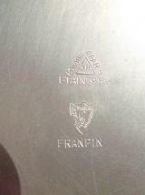 Bougeoir  en  étain ,dufaucon ,Franpin ,vintage