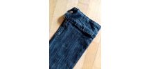 Salopette femme S en jeans bleu foncé