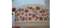 2 saladiers arcopal vintage scania fleurs 1 de 17 cm et un 2