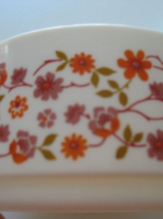 2 saladiers arcopal vintage scania fleurs 1 de 17 cm et un 2